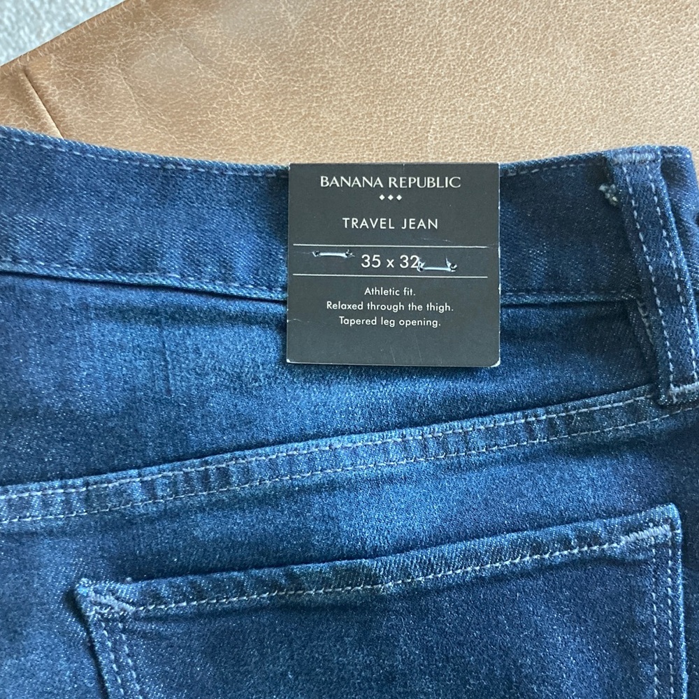 Banana Republic Dark Blue Travel Jeans